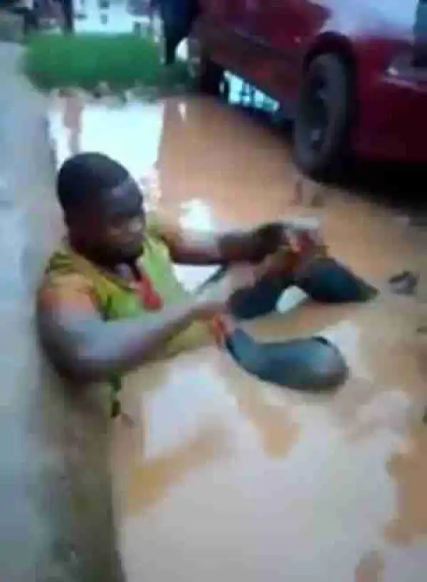 See What Friends Did To A UNIZIK Student Who Just Graduated (See Photos, Videos)